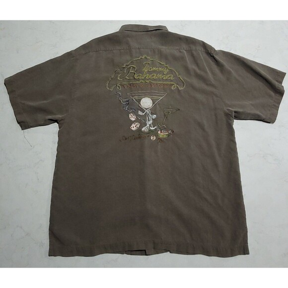 Tommy Bahama Relax 100% Silk Bogey & Last Call Golf Martini Tropical $198 MSRP - Picture 3 of 16